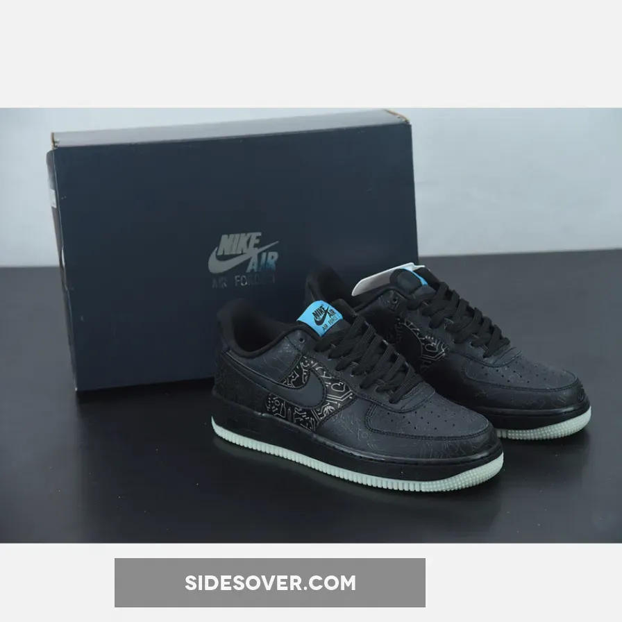 Space Jam x Nike Air Force 1 Black space jam air force