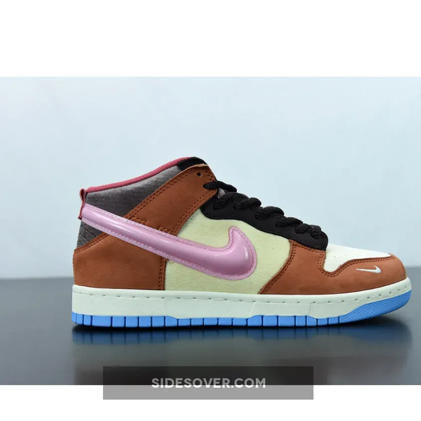 Social Status x Dunk Mid Chocolate Milk Free Lunch - dunk chocolate milk
