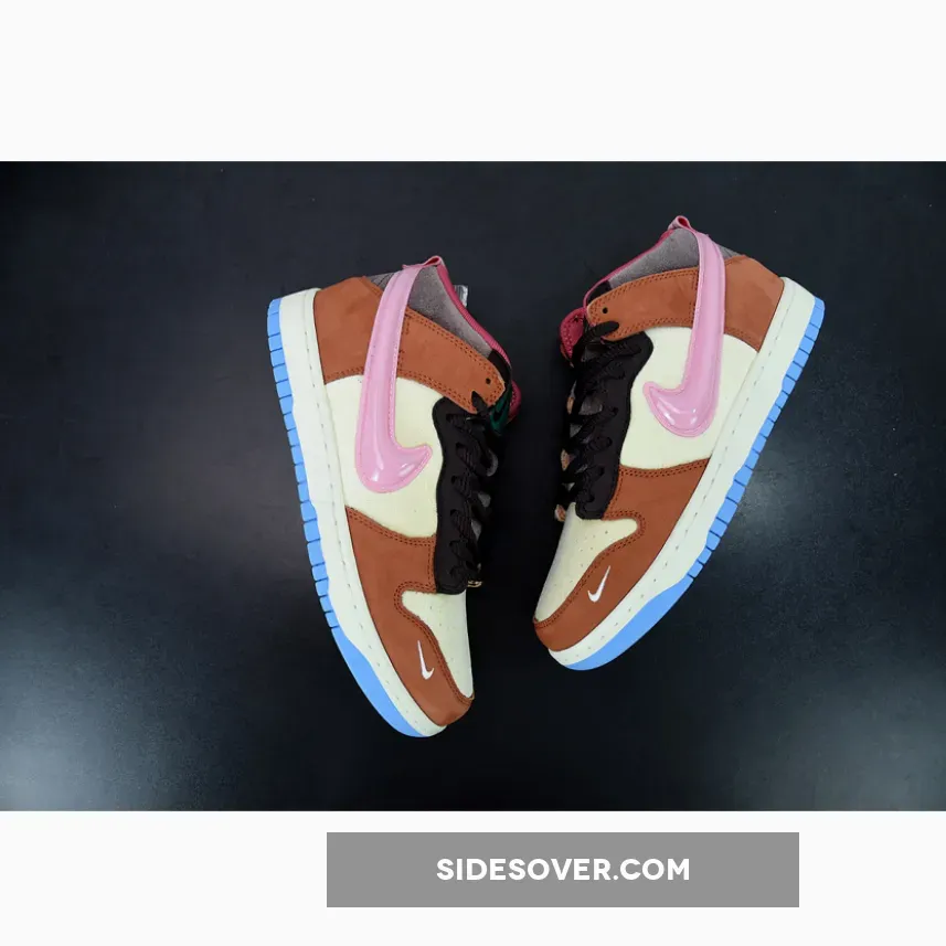 Social Status x Dunk Mid Chocolate Milk Free Lunch - dunk chocolate milk