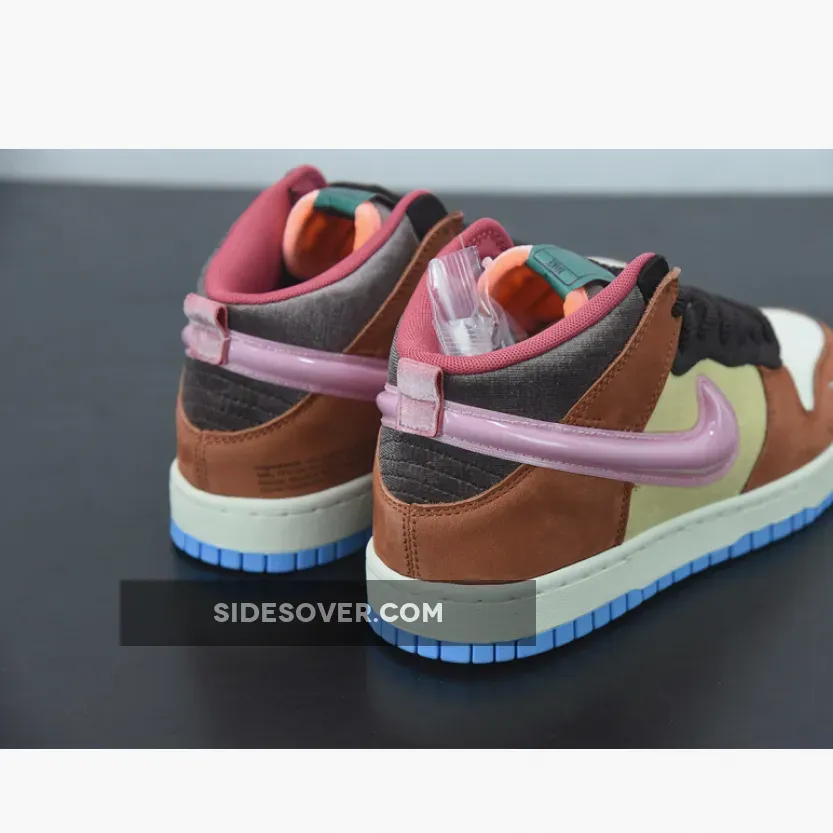 Social Status x Dunk Mid Chocolate Milk Free Lunch - dunk chocolate milk