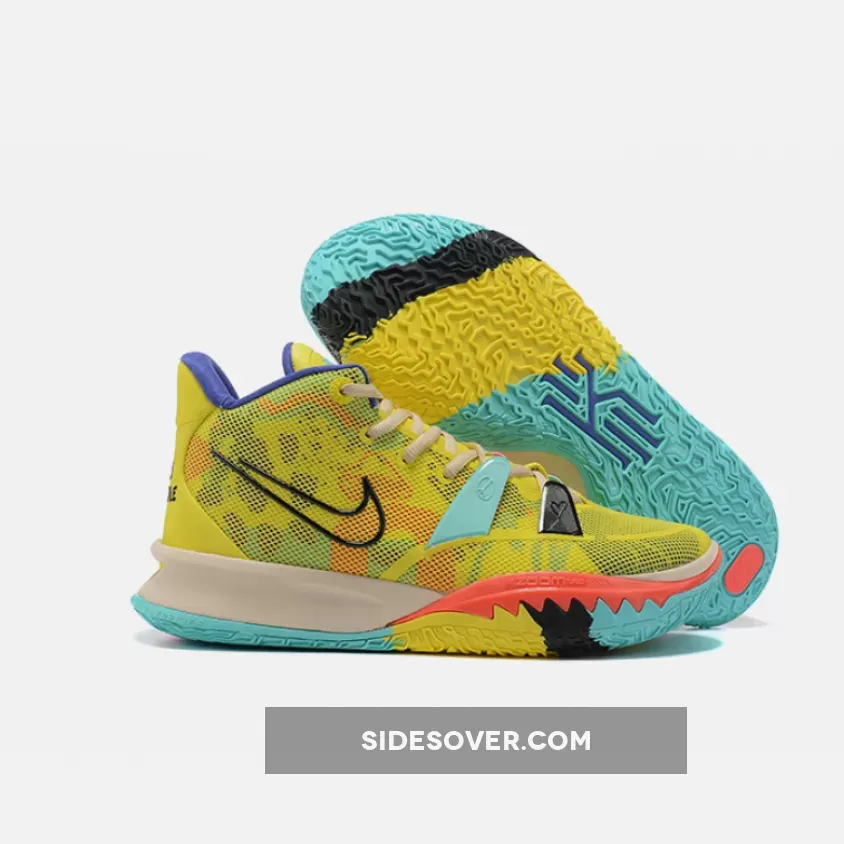 Kyre 7 / Nike Kyrie 7 '1 World 1 People' Yellow/Multi-Color CT4080-700