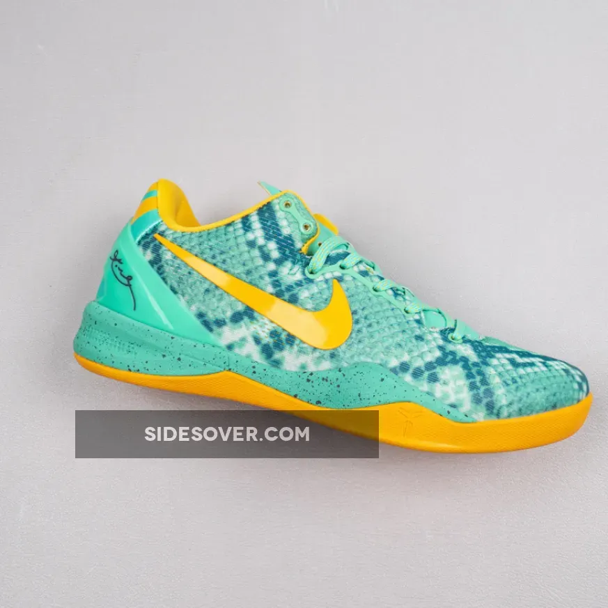 Nike Kobe 8 Green Glow/Laser Orange-Mineral Teal 555035-304