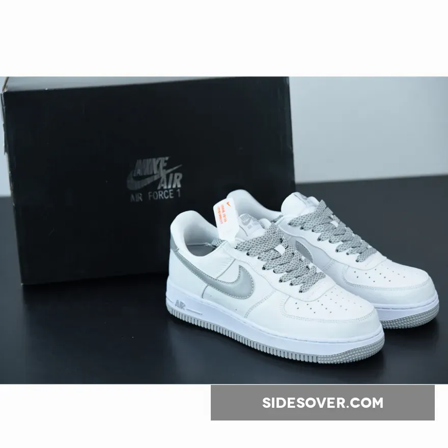 Nike Air Force 1 Low White Grey - Air Force 1 White Grey 1675867137
