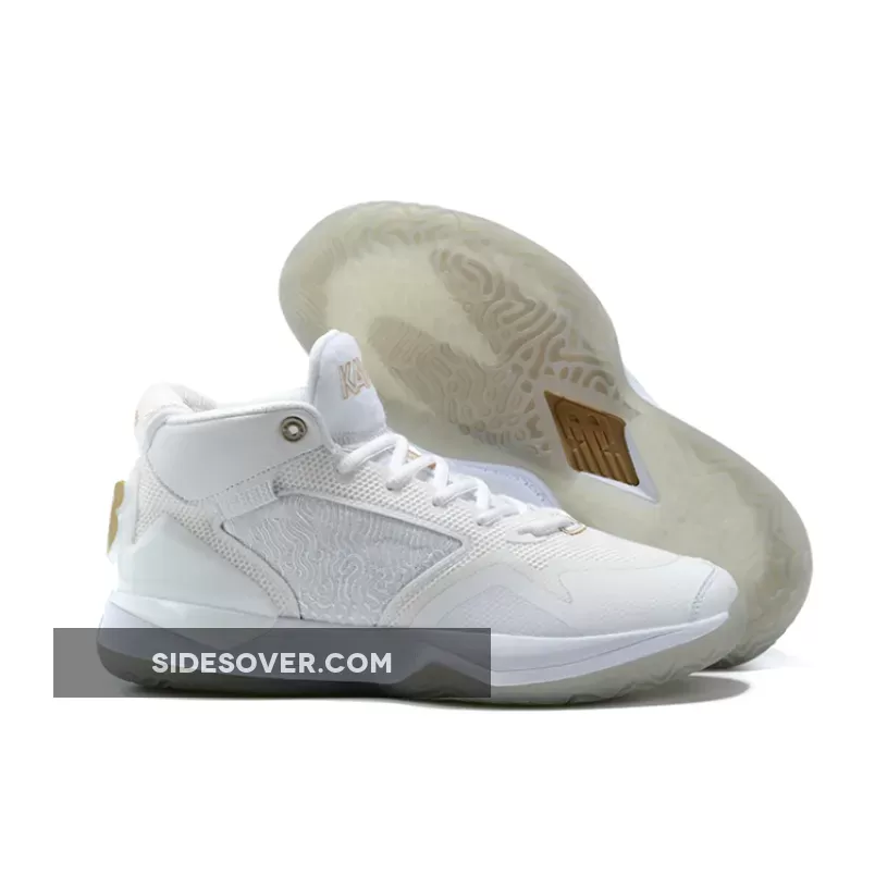 New Balance KAWHI White/Metallic Gold / New Balance White And Gold BBKLSWW1