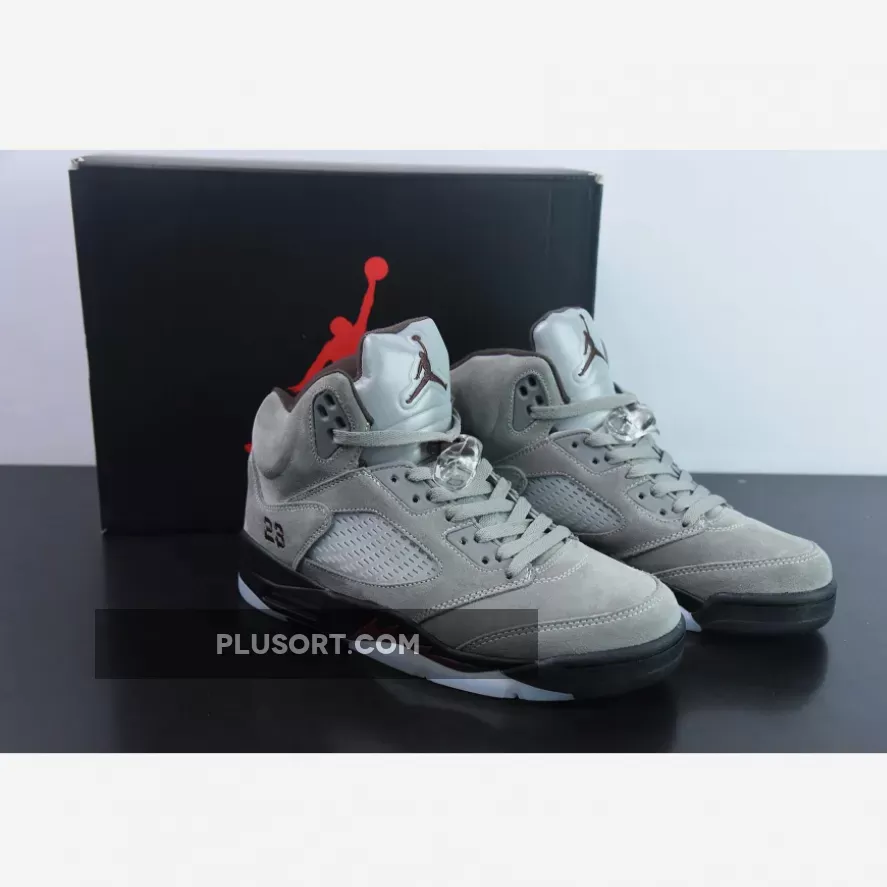 A Ma Maniére x Air Jordan 5 Light Bone/Black-Burgundy Crush