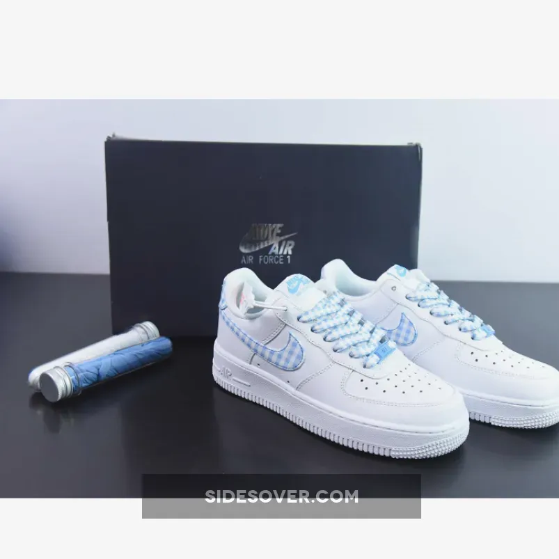 Air Force 1 Low Gingham DZ2784-101 White Blue
