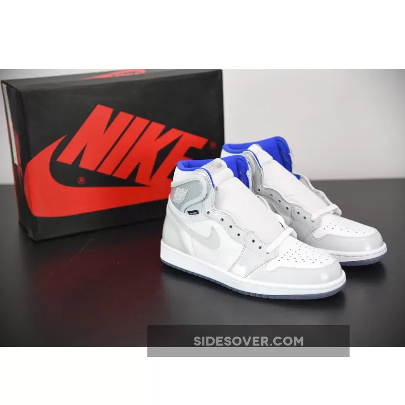Air Jordan 1 High Zoom White/Racer Blue/White AJ1