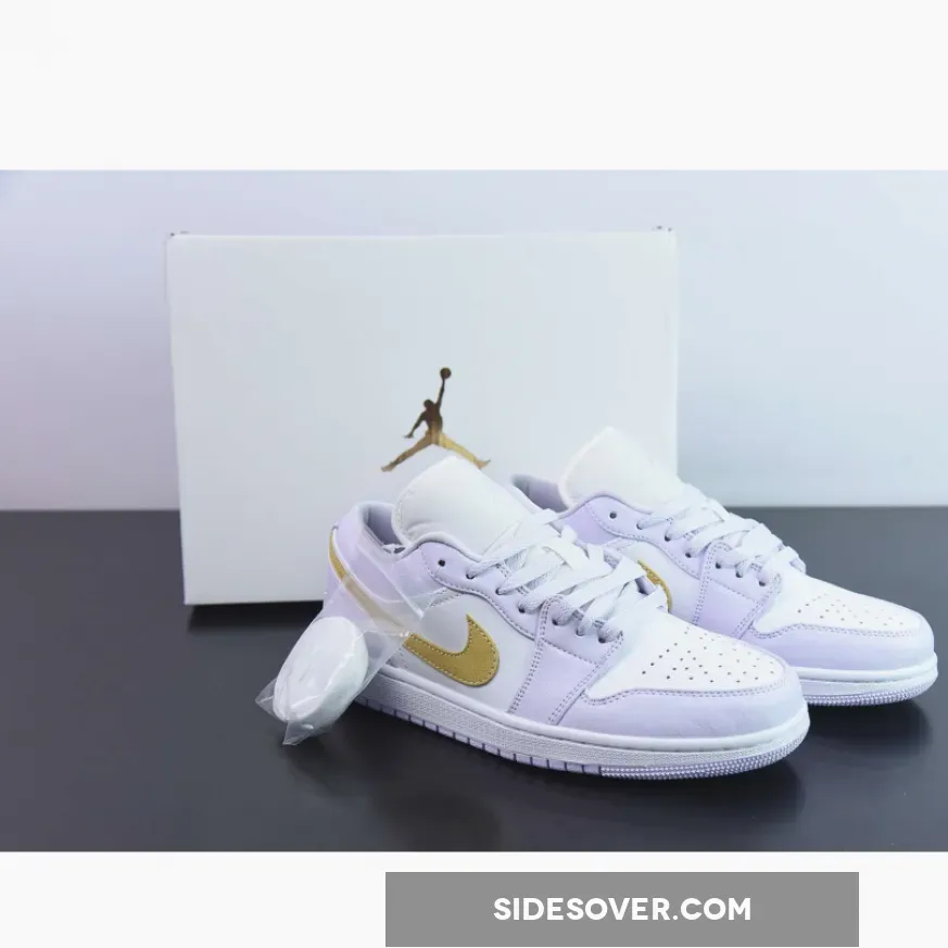 Air Jordan 1 Low Barely Grape/White/Lemon Wash