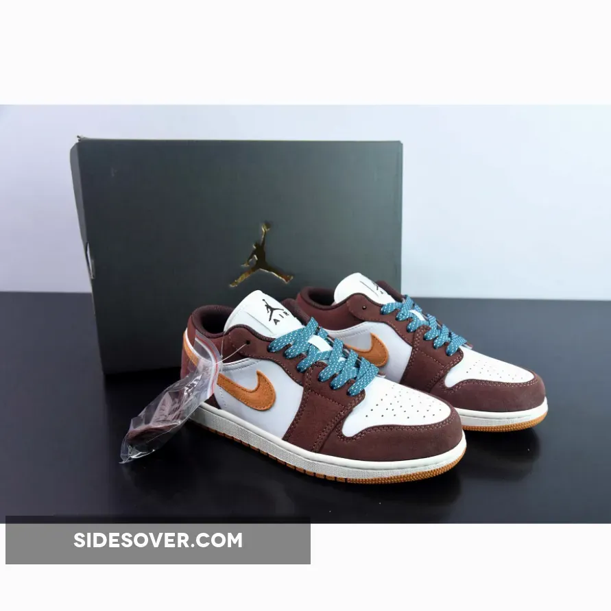 Air Jordan 1 Low Cacao Wow Geode Teal