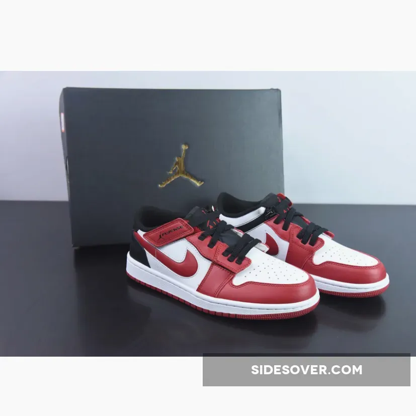 Air Jordan 1 Low Flyease Red Black