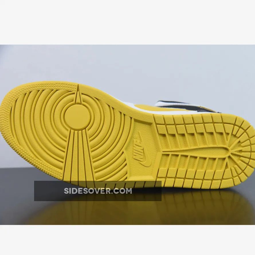 Air Jordan 1 Low FlyEase "Taxi" White/Black-University Gold Air Jordan 1 Low FlyEase "Taxi" White/Black-University Gold