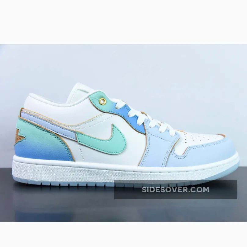 Air Jordan 1 Low Gradient Blue Gold Air Jordan 1 Low Gradient Blue Gold