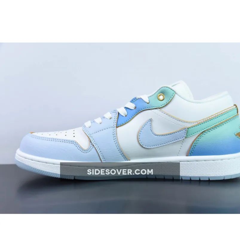 Air Jordan 1 Low Gradient Blue Gold Air Jordan 1 Low Gradient Blue Gold