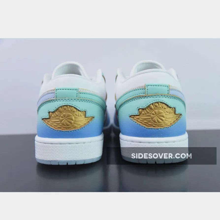 Air Jordan 1 Low Gradient Blue Gold Air Jordan 1 Low Gradient Blue Gold
