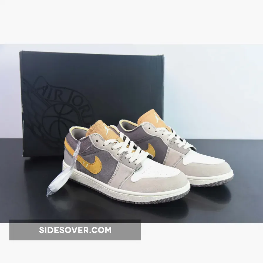 Air Jordan 1 Low "Inside Out" Taupe Haze/Mint Foam/Celestial Gold