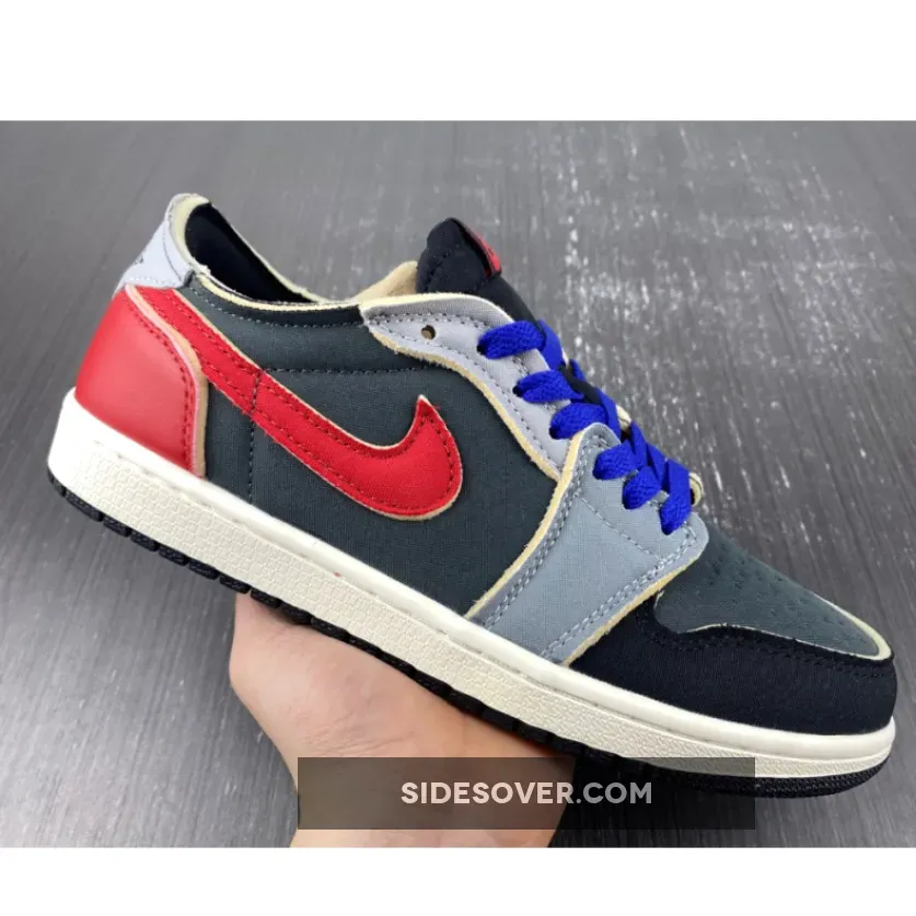 Air Jordan 1 Low OG EX Black/Dark Smoke Grey-Red Air Jordan 1 Low OG EX Black/Dark Smoke Grey-Red
