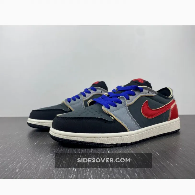 Air Jordan 1 Low OG EX Black/Dark Smoke Grey-Red Air Jordan 1 Low OG EX Black/Dark Smoke Grey-Red