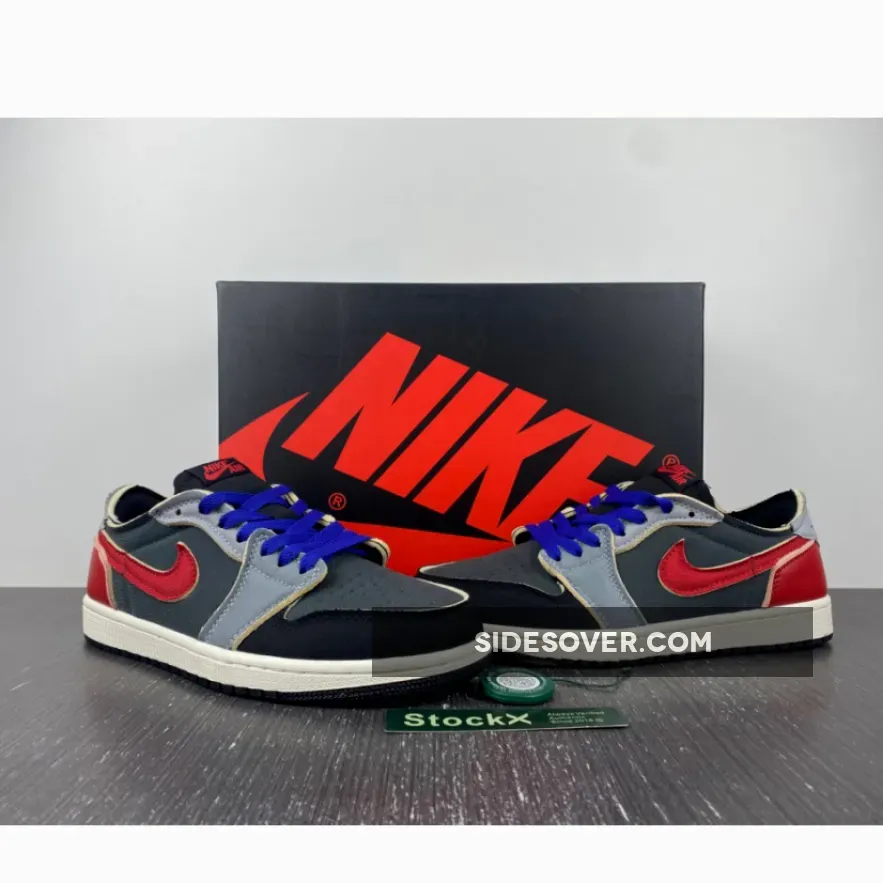 Air Jordan 1 Low OG EX Black/Dark Smoke Grey-Red Air Jordan 1 Low OG EX Black/Dark Smoke Grey-Red