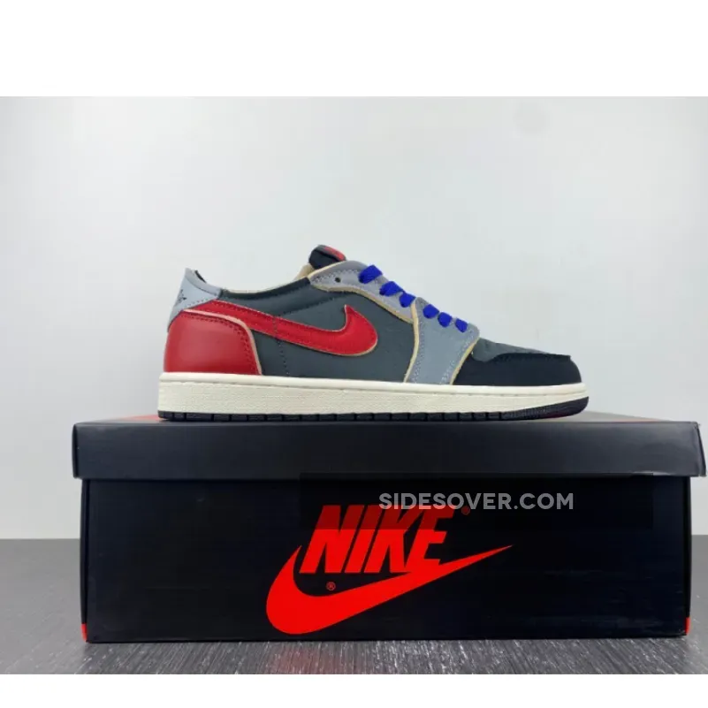 Air Jordan 1 Low OG EX Black/Dark Smoke Grey-Red Air Jordan 1 Low OG EX Black/Dark Smoke Grey-Red