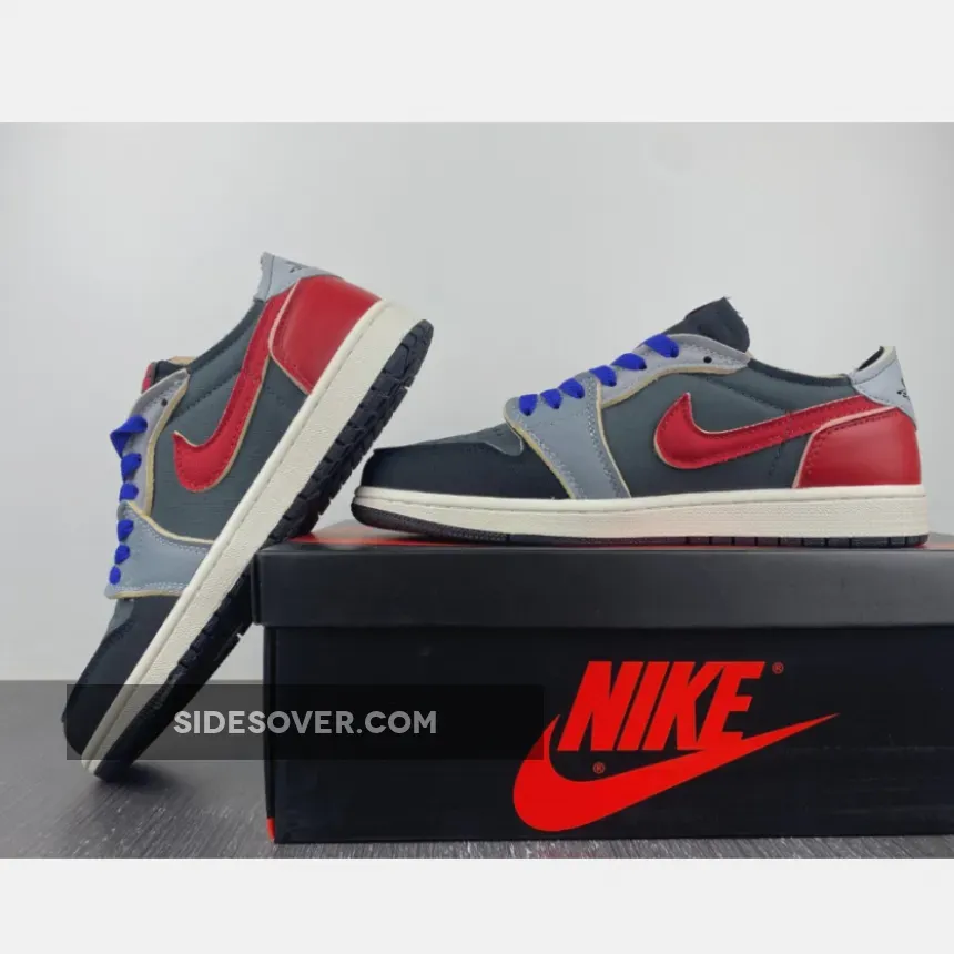 Air Jordan 1 Low OG EX Black/Dark Smoke Grey-Red Air Jordan 1 Low OG EX Black/Dark Smoke Grey-Red