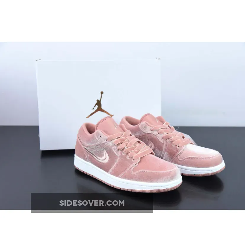 Air Jordan 1 Low Pink Velvet
