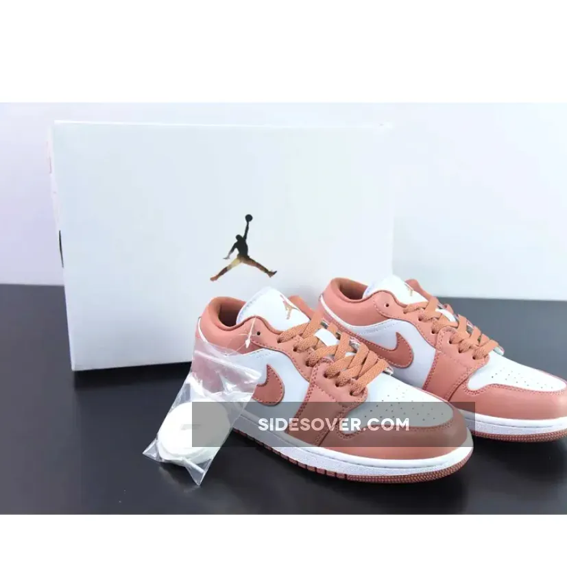 Air Jordan 1 Low Pure Platinum/Sky J Orange