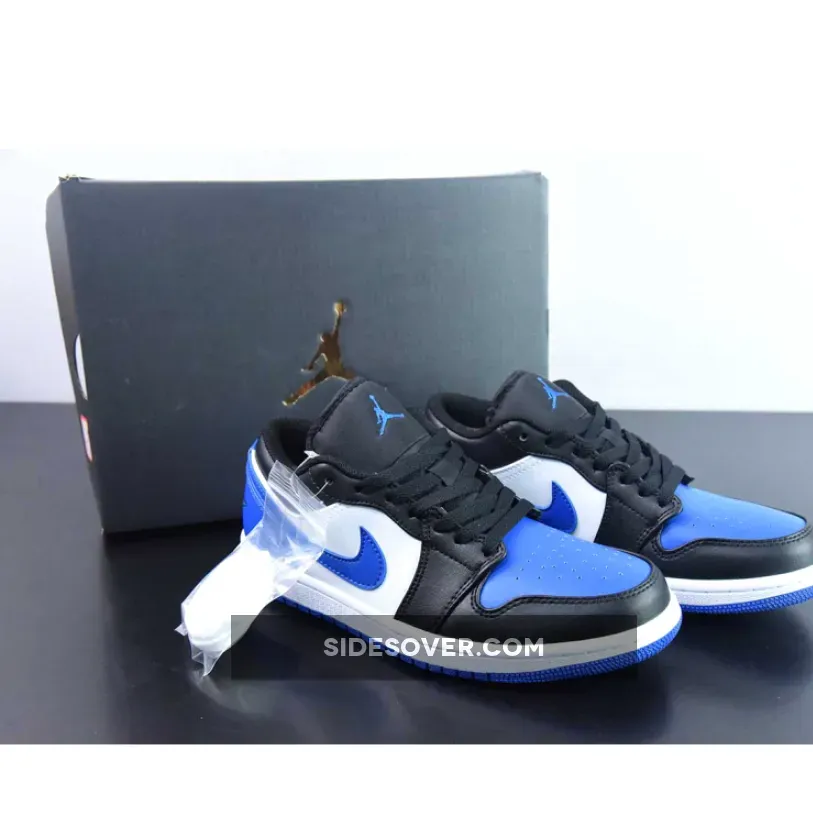 Air Jordan 1 Low ‘Royal Toe’ Black/White/Royal Blue