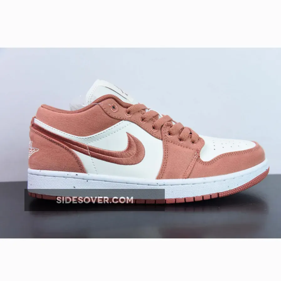 Air Jordan 1 Low SE Canvas White Peach Air Jordan 1 Low SE Canvas White Peach