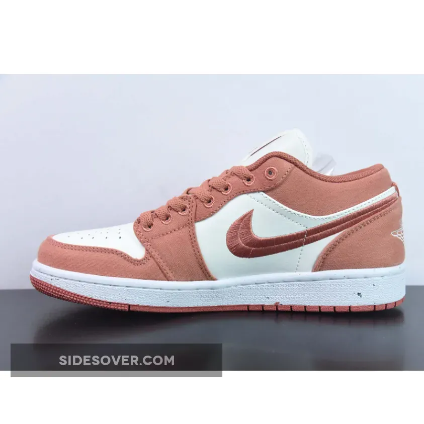 Air Jordan 1 Low SE Canvas White Peach Air Jordan 1 Low SE Canvas White Peach