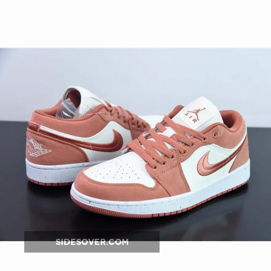 Air Jordan 1 Low SE Canvas White Peach Air Jordan 1 Low SE Canvas White Peach