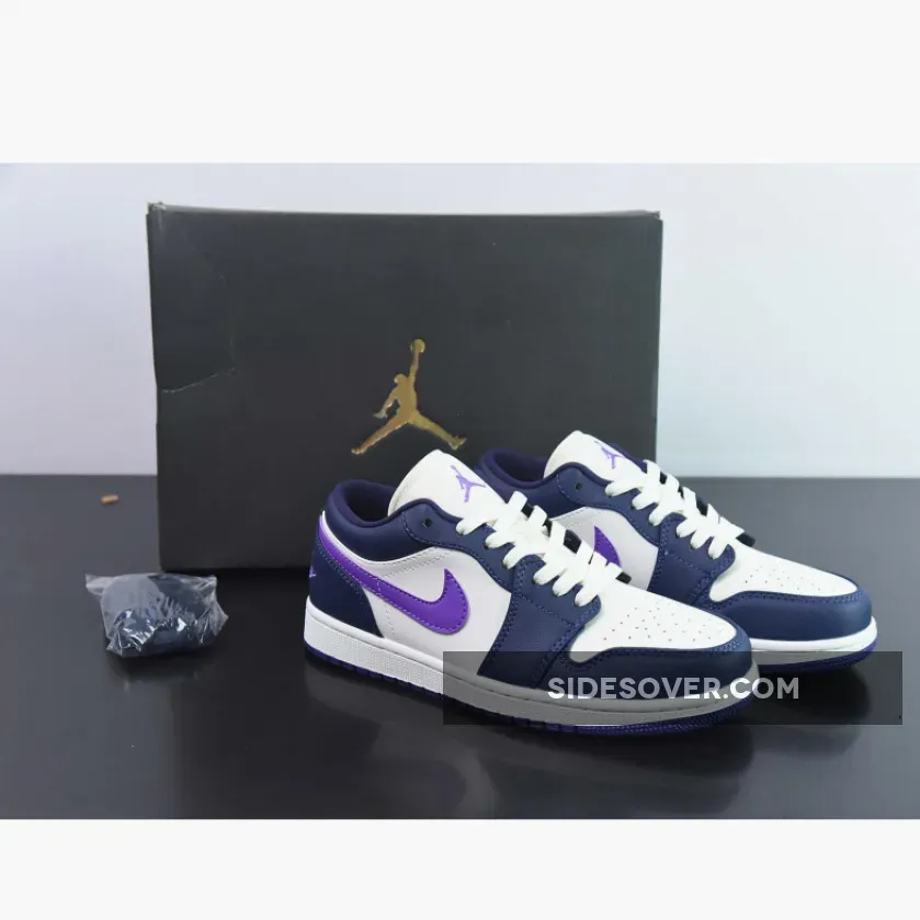 Air Jordan 1 Low Sky J Purple/Action Grape-Sail