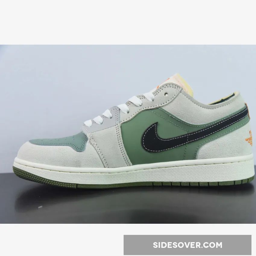 Air Jordan 1 Low "Sky J Light Olive" Army Green / Black Air Jordan 1 Low "Sky J Light Olive" Army Green / Black