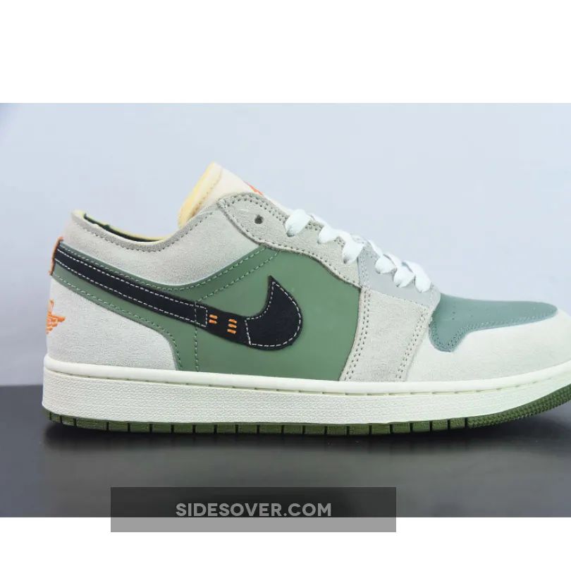 Air Jordan 1 Low "Sky J Light Olive" Army Green / Black Air Jordan 1 Low "Sky J Light Olive" Army Green / Black