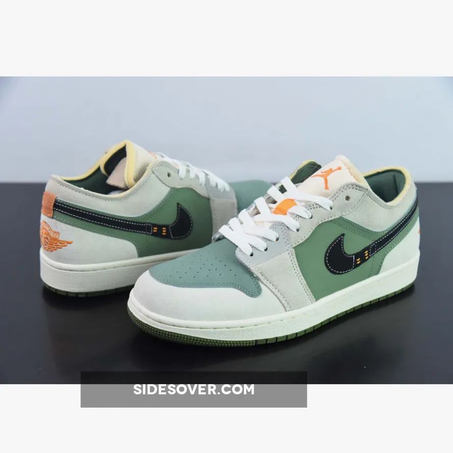 Air Jordan 1 Low "Sky J Light Olive" Army Green / Black Air Jordan 1 Low "Sky J Light Olive" Army Green / Black