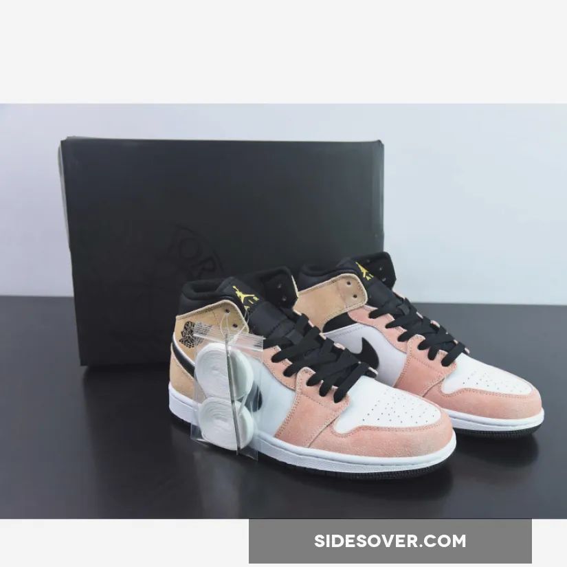 Air Jordan 1 Mid "Flight Club" Magic Ember/Sundial-White-Black