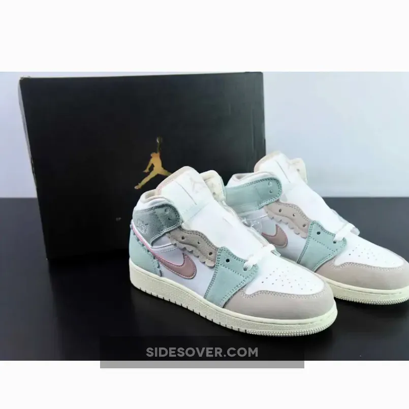 Air Jordan 1 Mid SE GS "Pink Oxford" New Arrival