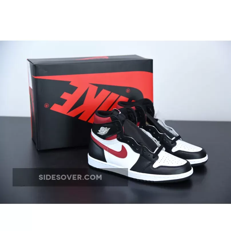Air Jordan 1 Retro High OG Black/White-Sail-Gym Red