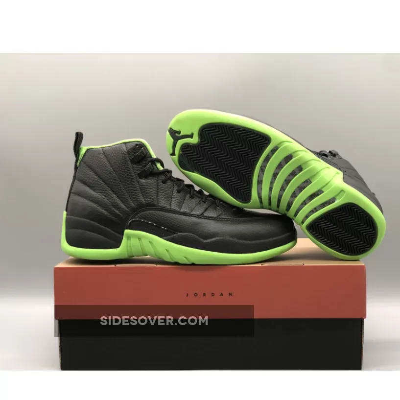 Air Jordan 12 "28 Days of Flight" Black/Neon Green