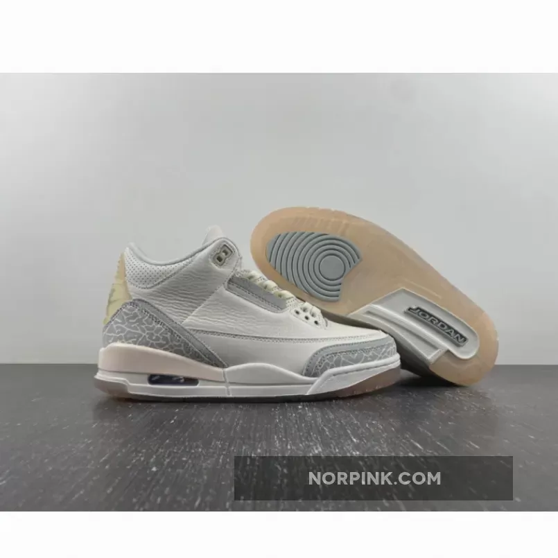 Air Jordan 3 Craft Ivory/Grey Mist-Cream New Arrival