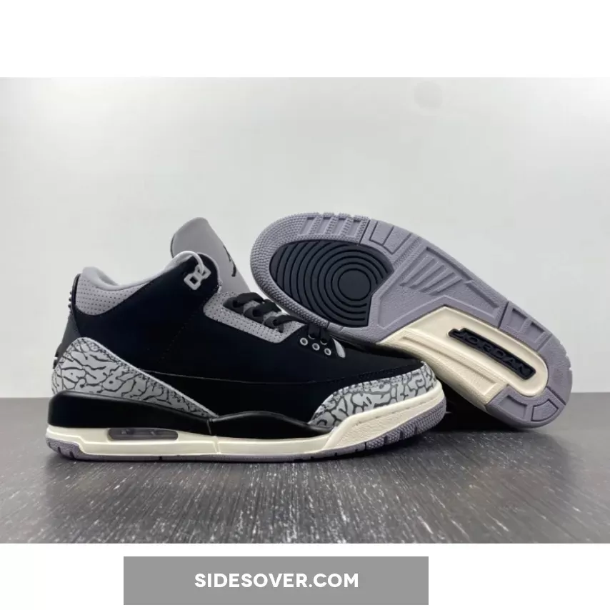 Air Jordan 3 Off Noir Black Coconut Milk Cement Grey Men’s Sale