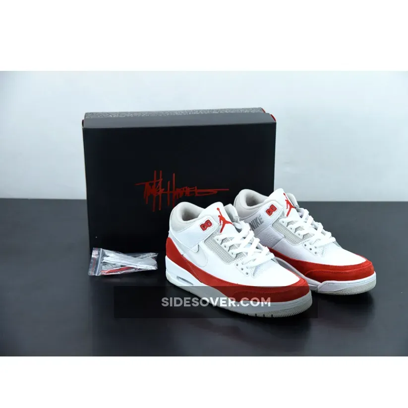Air Jordan 3 Retro Tinker "Air Max 1" White / University Red / Neutral Grey