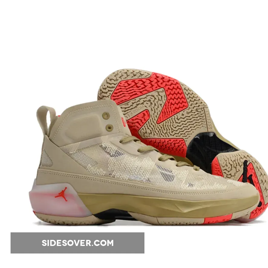 Air Jordan 37 PRM Rattan/Limestone/Black/Siren Red