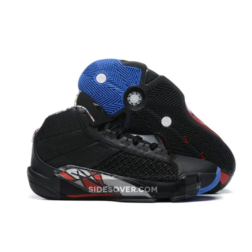 Air Jordan 38 "Playoffs" Black/Varsity Red-White