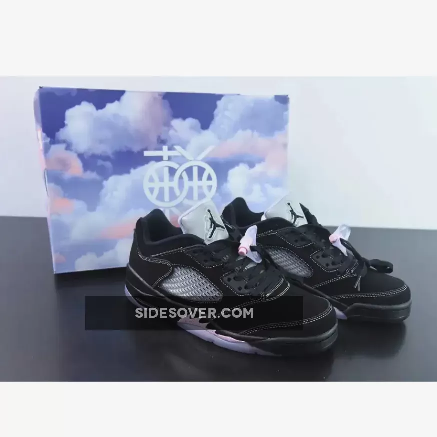 Air Jordan 5 Low White/Fire Red-Black 819171-101