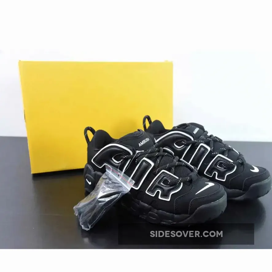 AMBUSH x Nike Air More Uptempo Low Black