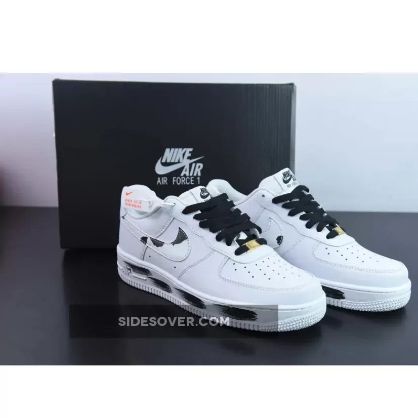 Custom Nike Air Force 1 Low White Black