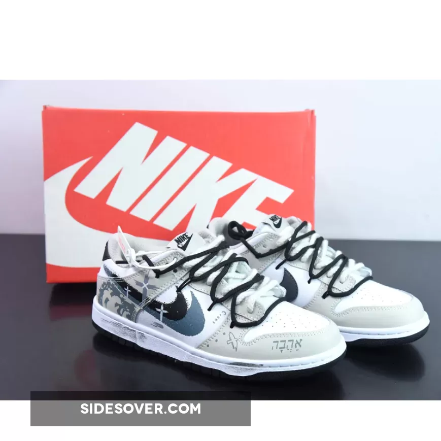 Custom Nike Dunk Low ‘Spray Paint Swoosh’