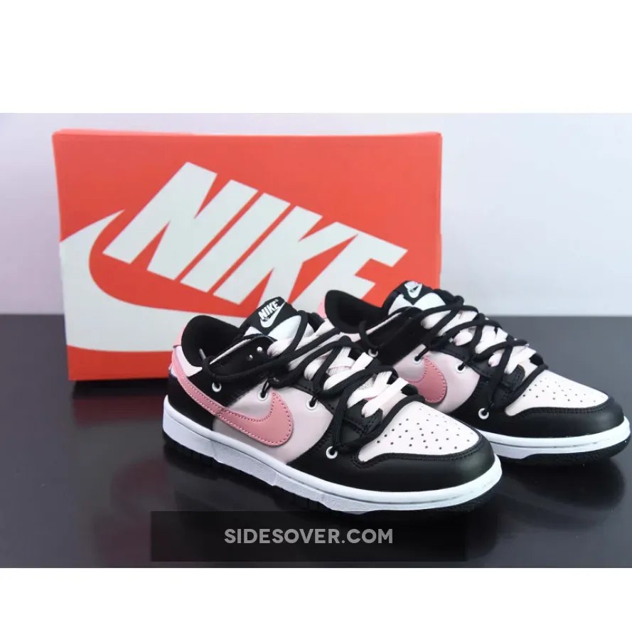 Custom Nike WMNS Dunk Low Teddy Bear Light Soft Pink