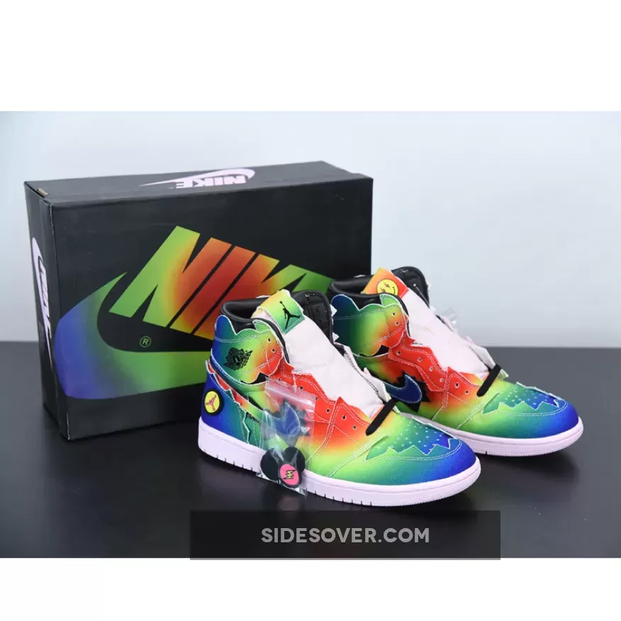 J Balvin x Air Jordan 1 High Multi-Color/Pink Foam