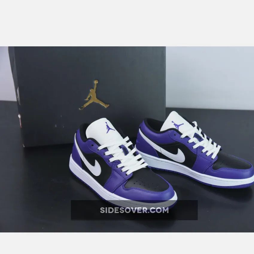 Jordan 1 Low Court Purple